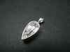 5.14 Carat Phenakite Phenacite Gem Sterling Silver Pendant from Nigeria - 0.9"