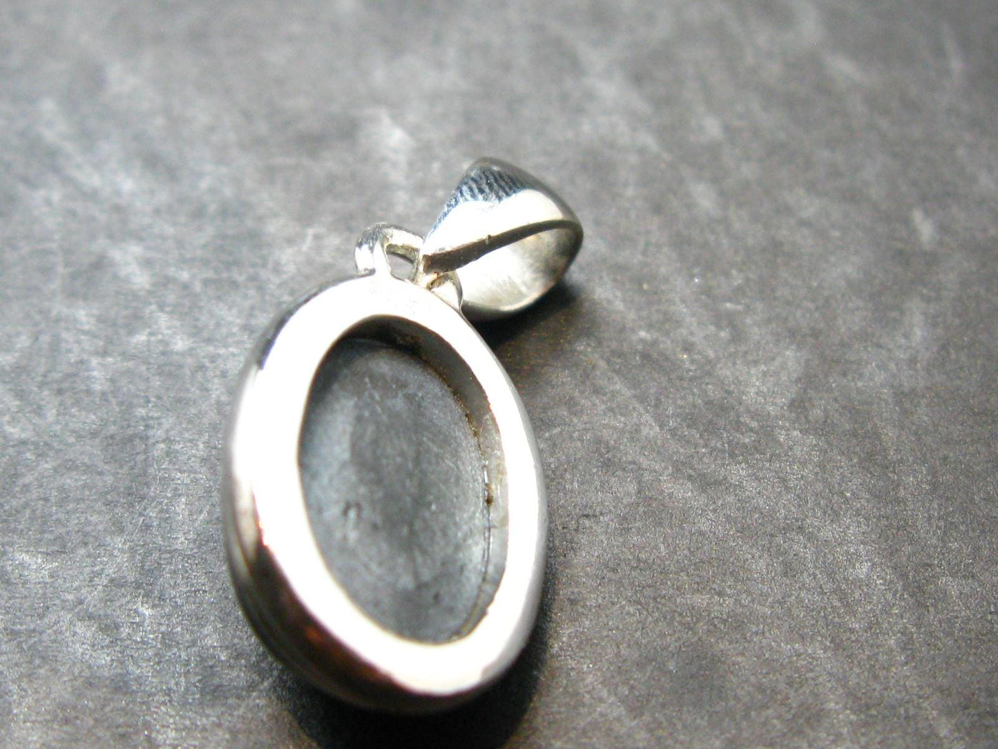 Black Star Diopside Silver Pendant From India - 3.44 Grams - 0.9"