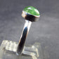 Tsavorite Green Garnet Sterling Silver Ring from Tanzania - 1.97 Grams - Size 6