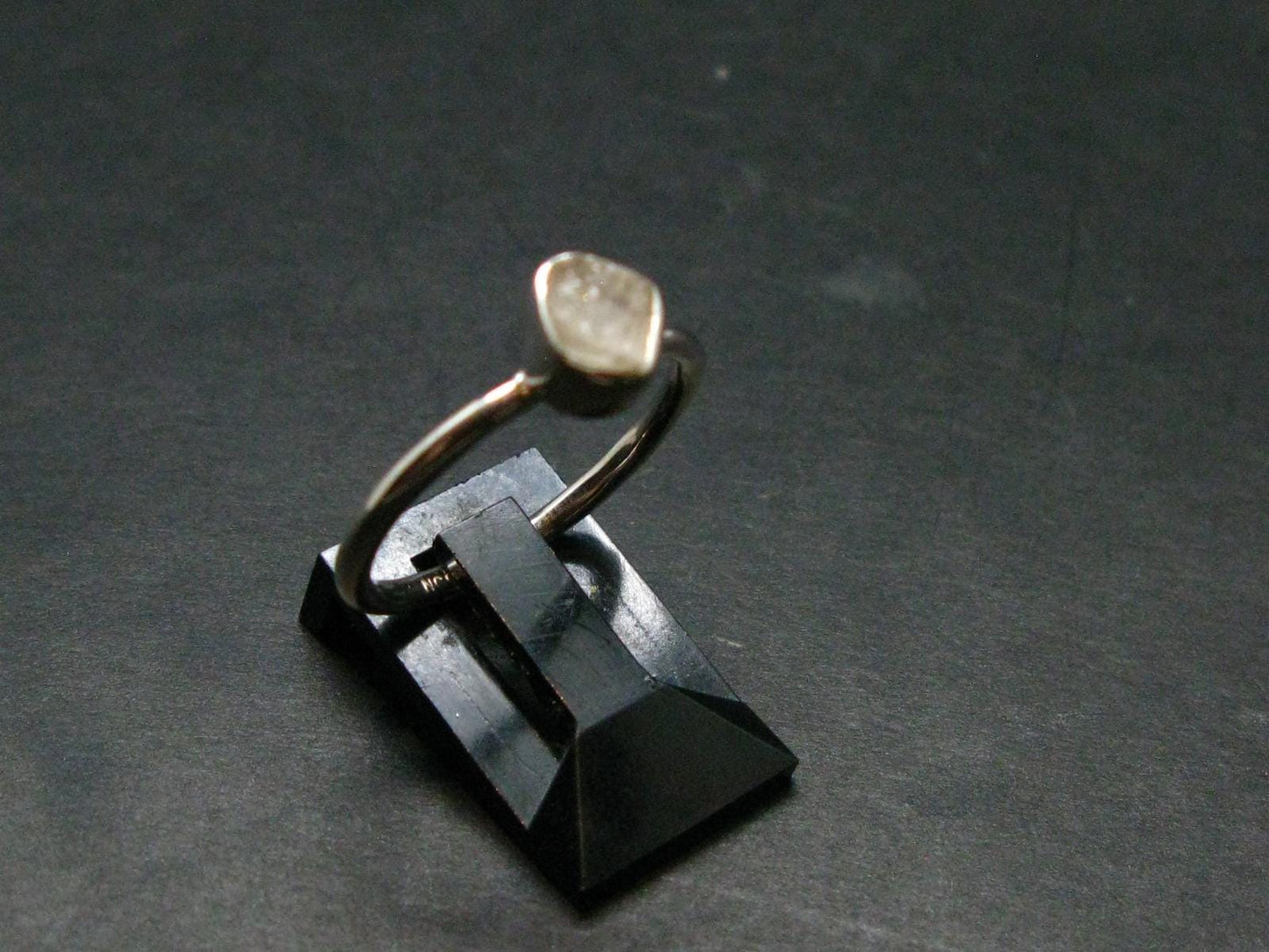 Phenakite Phenacite Crystal Silver Ring From Nigeria - Size 7 - 1.80 Grams