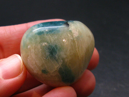 Extremely Rare Tumbled Grandidierite Stone From Madagascar - 1.3" - 149.60 Carats