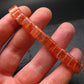 Sunstone Genuine Bracelet ~ 7 Inches ~ 9mm Squared Beads