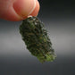 Moldavite Tektite Silver Pendant from Czech Republic - 1.1" - 1.66 Grams