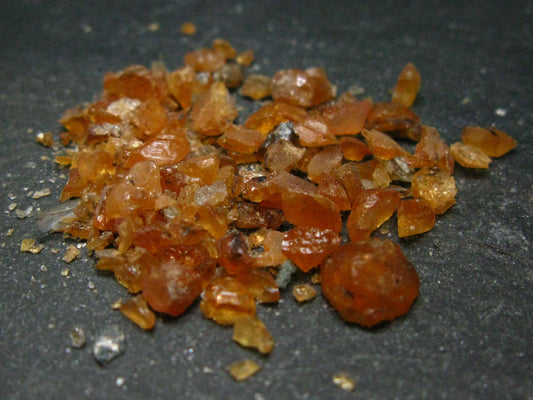 Lot of Spessartine Garnet Crystals and Offcuts From Tanzania - 29.75 Carats