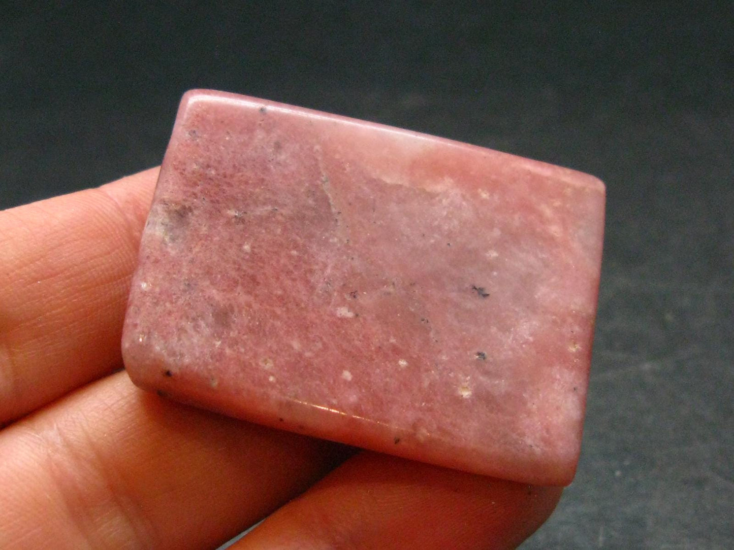 Rare Pink Petalite Tumbled Stone From Canada - 1.5" - 14.67 Grams