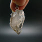 Large DT Elestial Quartz Crystal Silver Pendant From Brazil - 1.1" - 4.16 Grams
