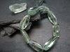Prasiolite Green Amethyst Genuine Bracelet ~ 7 Inches ~ 22mm Tumbled Beads
