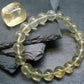Yellow Fluorite Genuine Bracelet ~ 7 Inches ~ 10mm Round Beads
