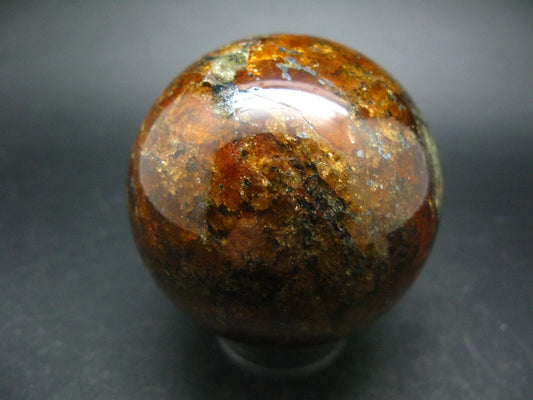 Rare Spessartine Garnet Sphere Ball From Tanzania - 2.5" - 480 Grams