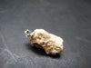 Rare Pink Tugtupite Sterling Silver Pendant From Greenland - 0.9" - 2.55 Grams