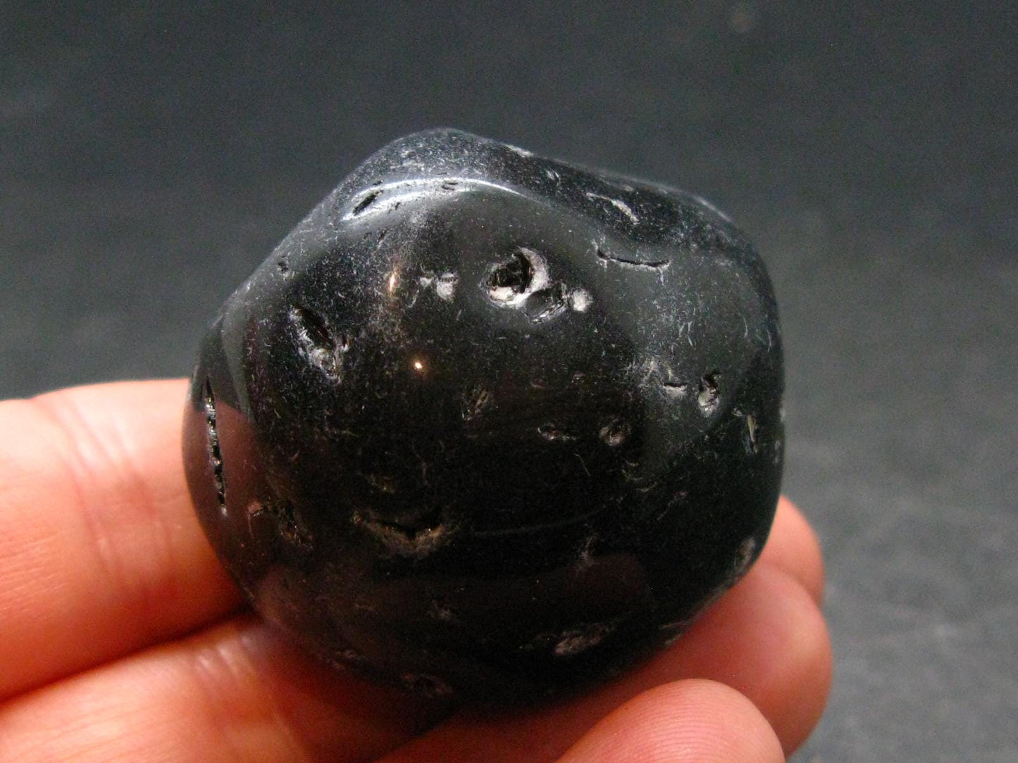 Cintamani Pearl of Fire Tumbled Stone from Indonesia - 1.5" - 53.11 Grams