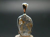 Gray Herderite Silver Pendant from Africa - 0.7" - 1.18 Grams