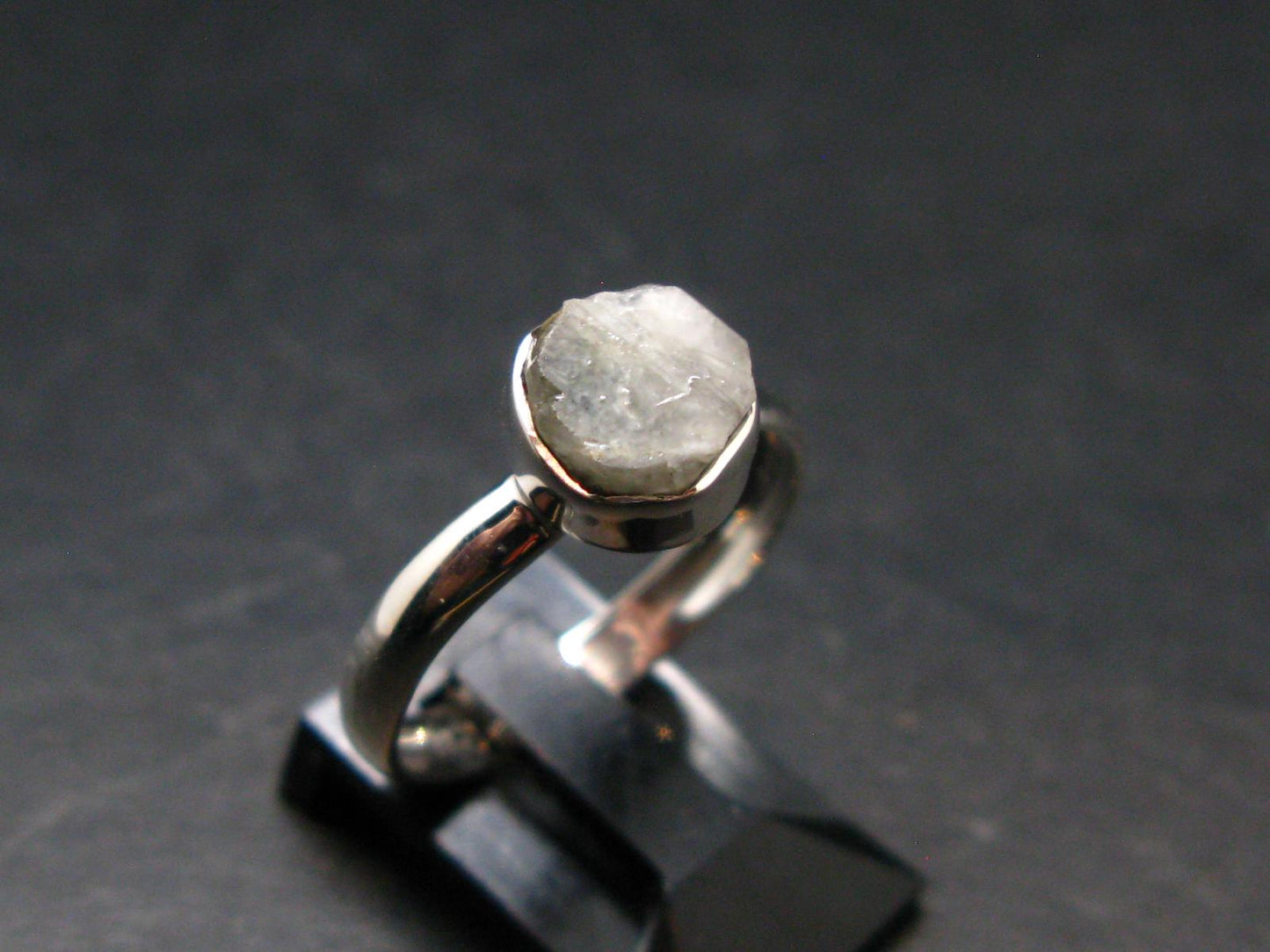 10.0 Carat Phenakite Phenacite Sterling Silver Size 8 Ring from Brazil