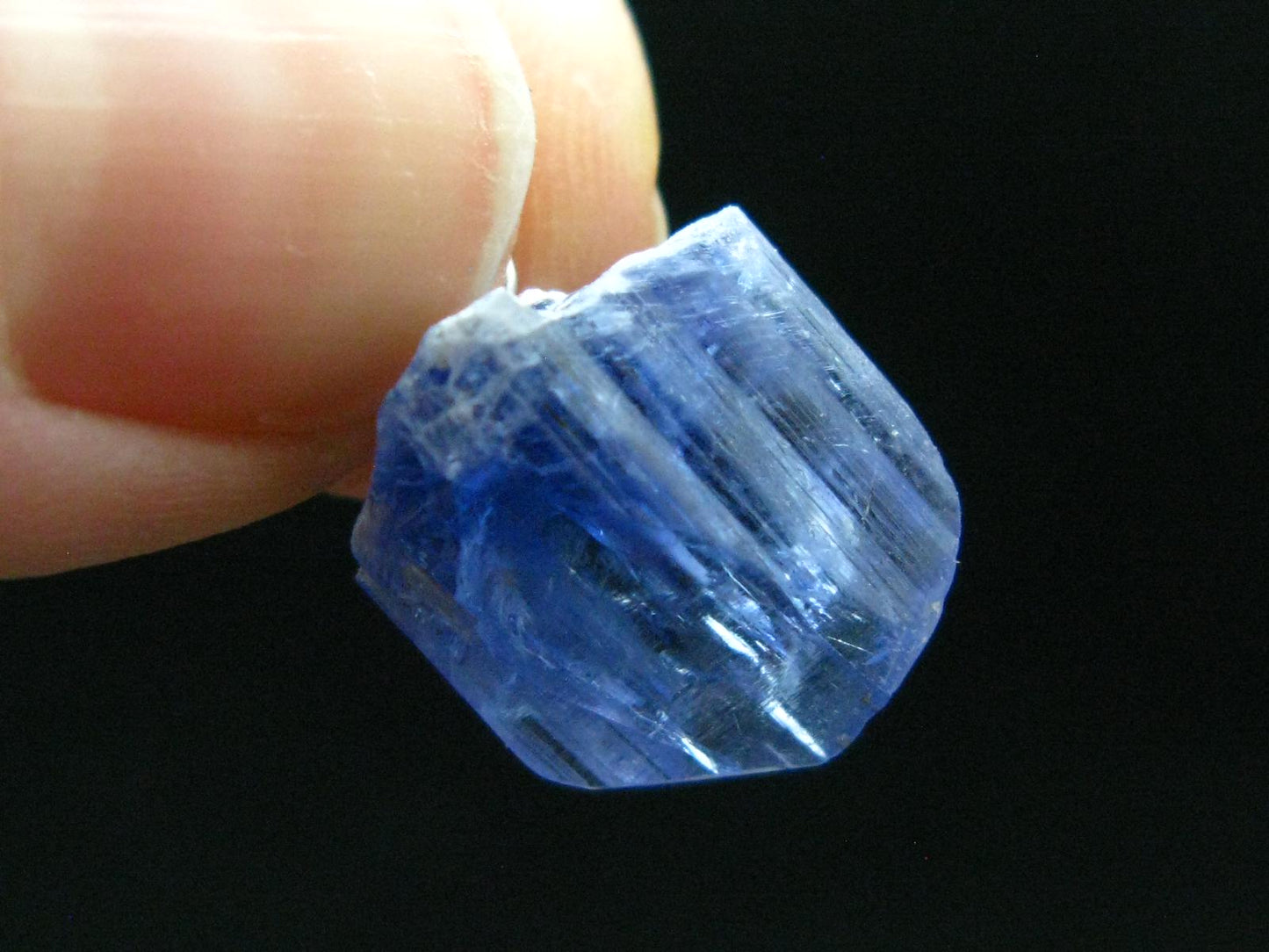 Tanzanite Pendant In Sterling Silver From Tanzania - 0.7" - 1.88 Grams