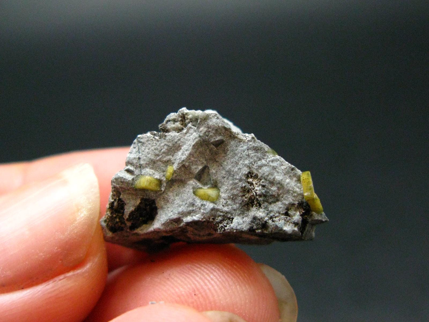 Very Rare Narsarsukite Cluster From Canada - 0.8" - 2.50 Grams
