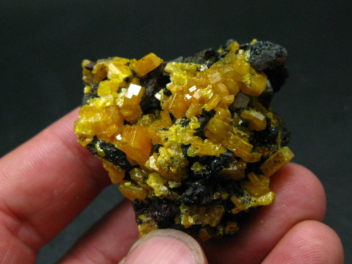 Nice Large Yellow Mimetite Cluster from Congo - 1.8"