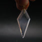 Symbol of Love and Beauty!! Natural Rose Quartz Gold Plated Pendant In 925 Silver From Brazil - 1.6" - 4.19 Grams