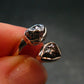 Large Meteorite Campo Del Cielo Sterling Silver Ring From Argentina - 2.36 Grams - Size 5