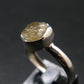 Rare Agni Gold Danburite Silver Ring From Tanzania - 1.96 Grams - size 6