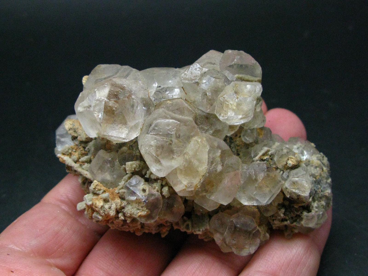 Colorless Fluorite Cluster From Russia - 3.2"
