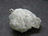 Very nice Prehnite Silver Pendant from Mali - 1.3"