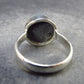 Uvarovite (Green Chromium Garnet) Cluster Silver Ring from Russia - Size 8 - 5.34 Grams