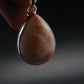 Natrolite Silver Plated Pendant Necklace From Indonesia - 1.3" - 4.90 Grams
