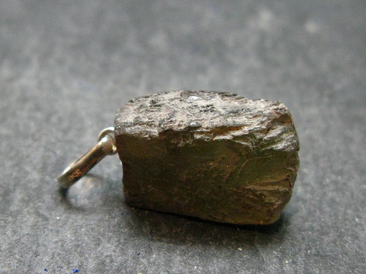 Andalusite Silver Pendant from China - 1.0" - 3.90 Grams