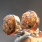 Alexandrite Stud Earrings Sterling Silver From Zimbabwe - 1.61 Grams