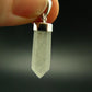 Gem Libyan Desert Glass Tektite Pendant Sterling Silver from Libya - 1.2" - 2.34 Grams