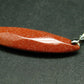 Reddish Brown Goldstone Pendant - 1.9"