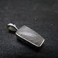 Raw Rare Natrolite Crystal Silver Pendant From Russia - 0.7" - 1.18 Grams
