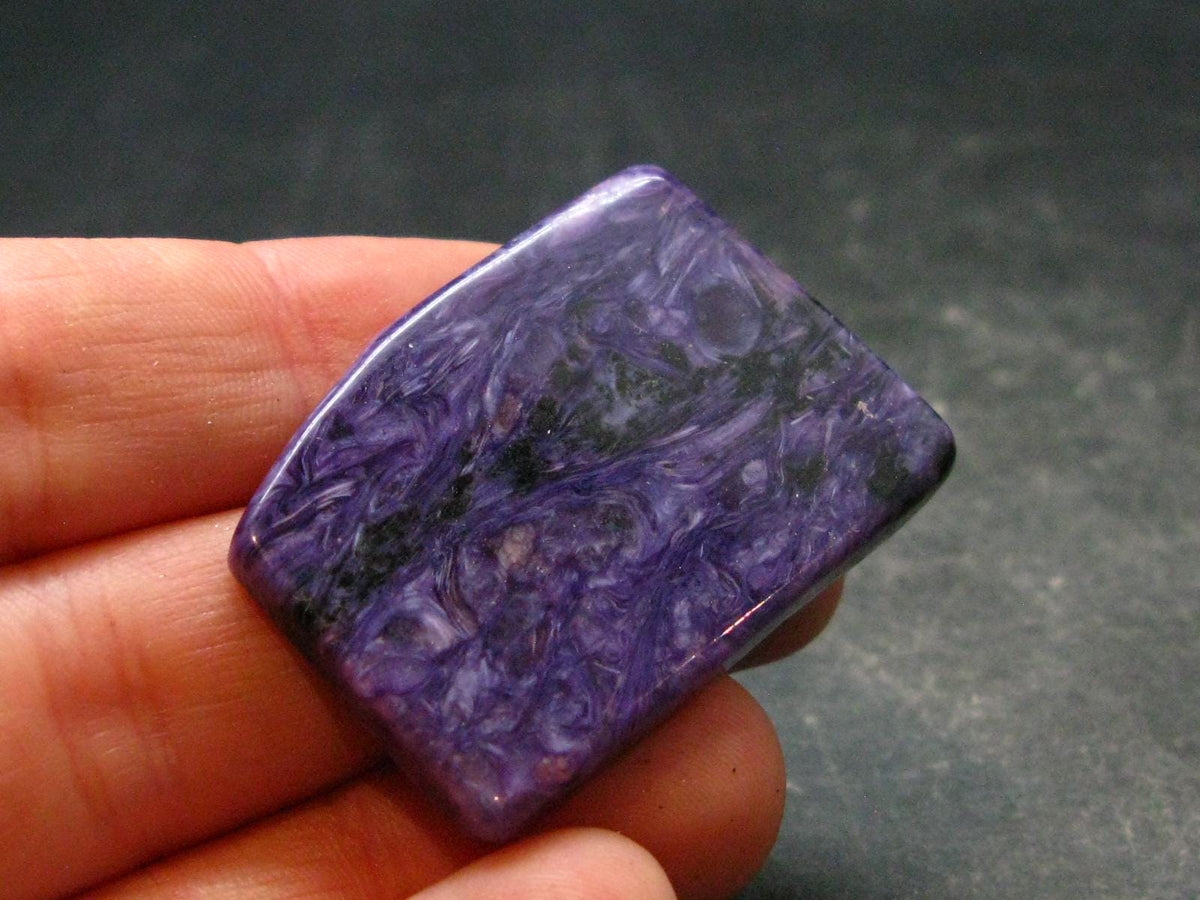 Large Nice Charoite Tumbled Stone from Russia - 11.20 Grams - 1.4"