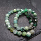 Emerald Genuine Bracelet ~ 7 Inches ~ 4mm Round Facetted Beads