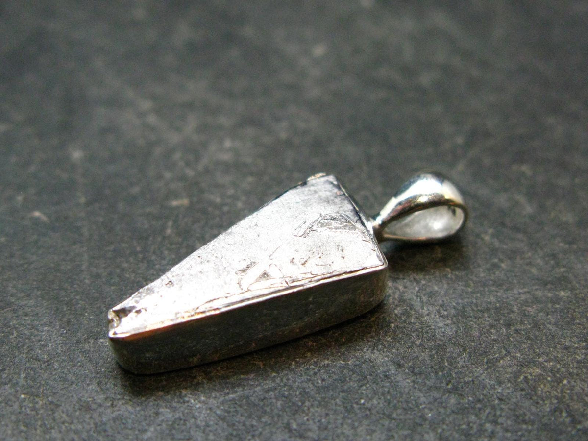 Muonionalusta Meteorite Pendant from Sweden - 0.9" - 2.08 Grams