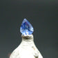 Gem Benitoite Cut Stone From California - 0.12 Carats - 3.6x3.0mm