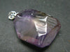 Stunning Natural Gem Ametrine Crystal Silver Pendant From Bolivia - 1.1" - 5.13 Grams