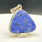 Natural Azurite Silver Pendant | Raw Blue Gemstone Jewelry