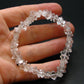 Herkimer Diamond Genuine Bracelet ~ 7 Inches ~ 12 mm Crystal Beads