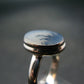 Moss Agate Silver Ring From Russia - 4.5 Grams - Size 9