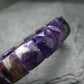 Amethyst Genuine Bracelet ~ 7 Inches ~ 12mm Squared Beads