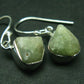 Rhodizite Rhodozite Silver Earrings From Madagascar- 1.0" - 3.5 Grams