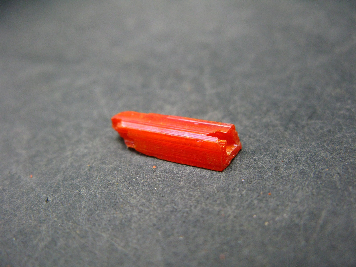 Large Orange Crocoite Crystal From Australia - 0.7" - 4.2 Carats
