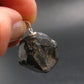 Sharp Black Melanite Andradite Garnet Silver Pendant From Mali - 1.0" - 11.09 Grams