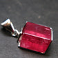 Rhodochrosite Sterling Silver Pendant From Alma Colorado - 1.0" - 4.58 Grams