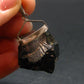 Unpolished Elite Shungite Silver Pendant from Russia - 1.5" - 10.20 Grams