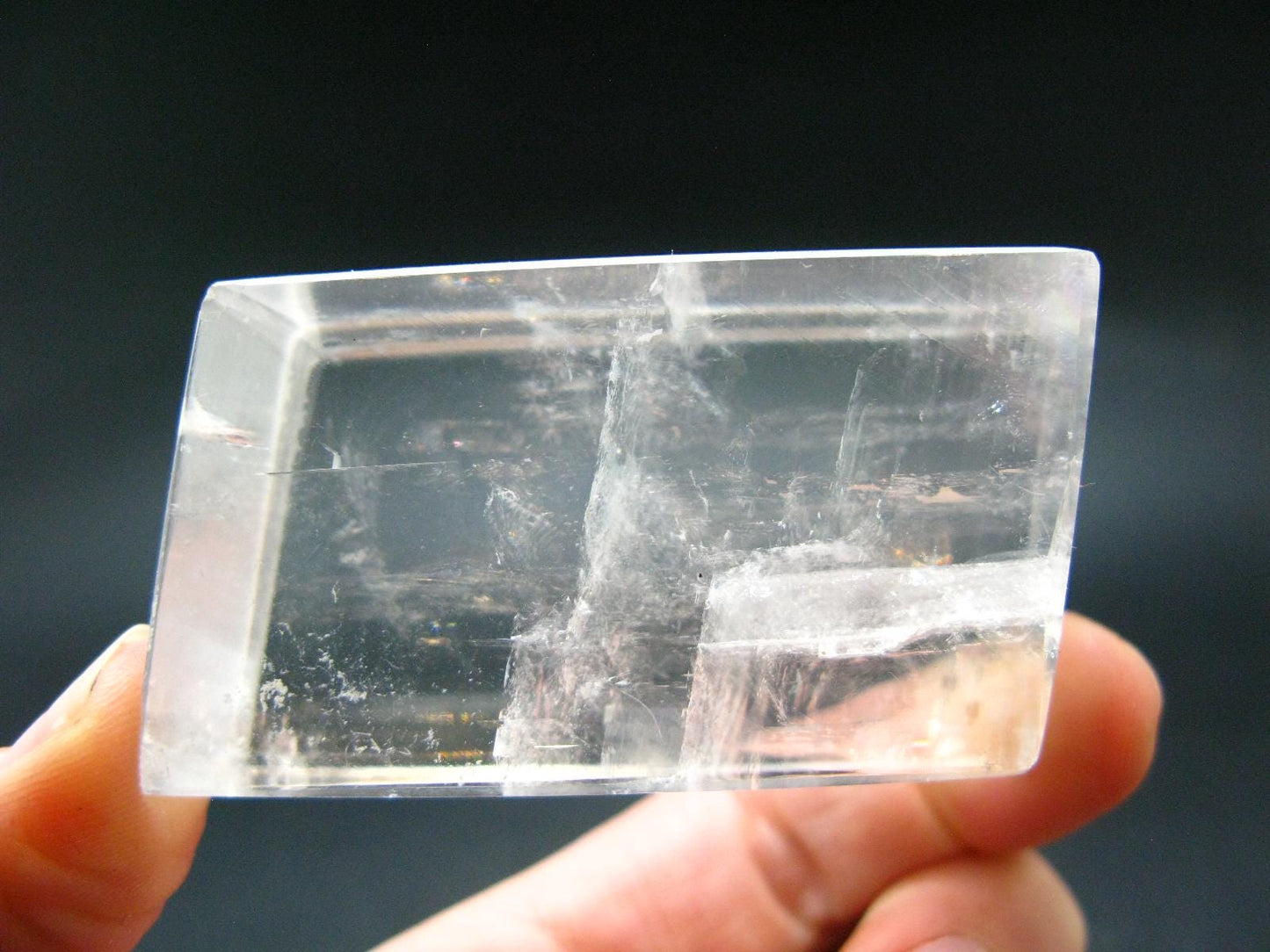 Large Rhomb Calcite Iceland Spar Crystal From Mexico - 2.2" - 106.89 Grams