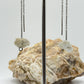 Raw Herderite Crystal Threader Earrings in Sterling Silver - 2.68g