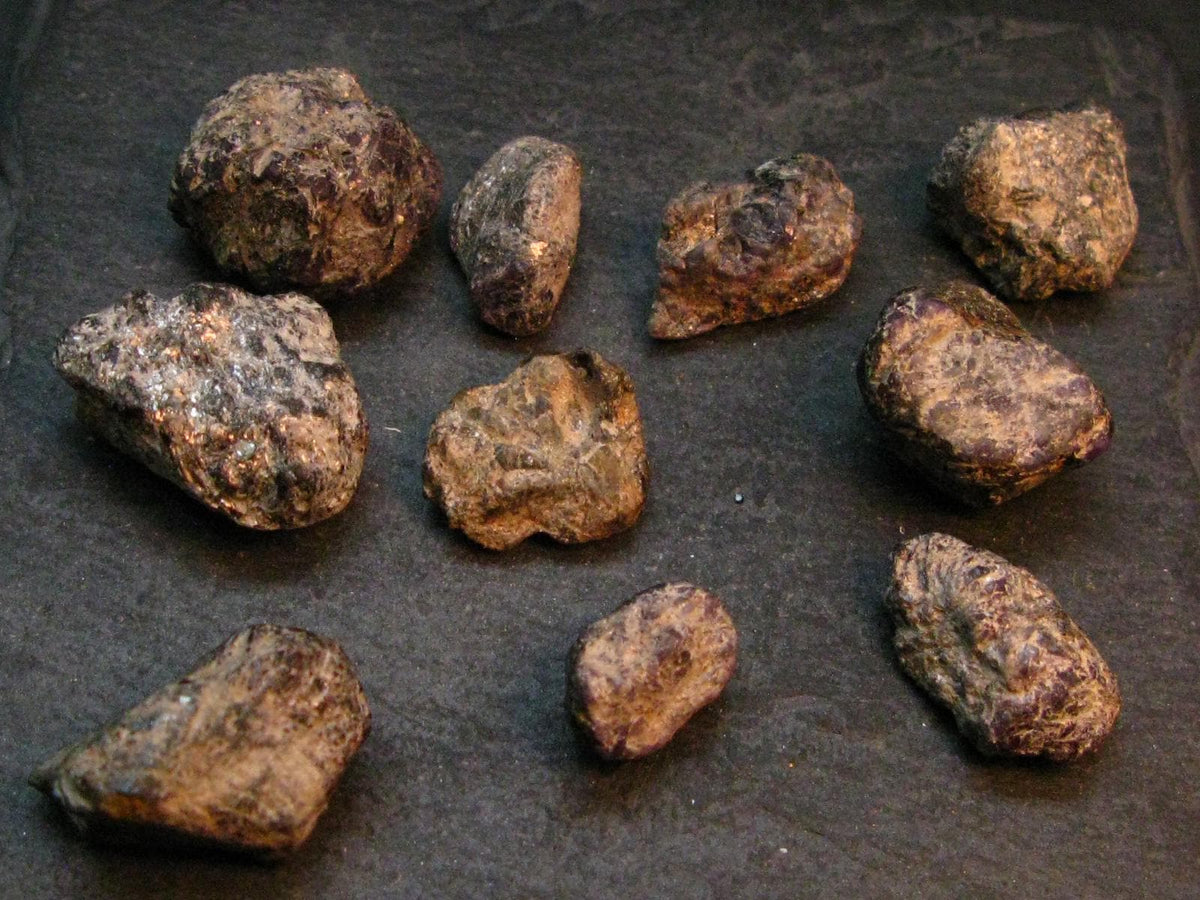 Lot of 10 Alexandrite Chrysoberyl Crystals From Zimbabwe - 41.41 Grams