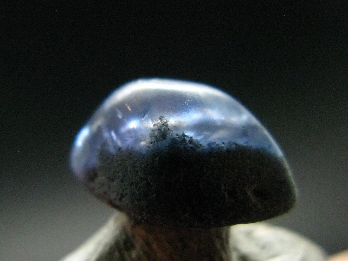Gem Benitoite Polished Stone From California - 3.36 Carats - 11x7mm